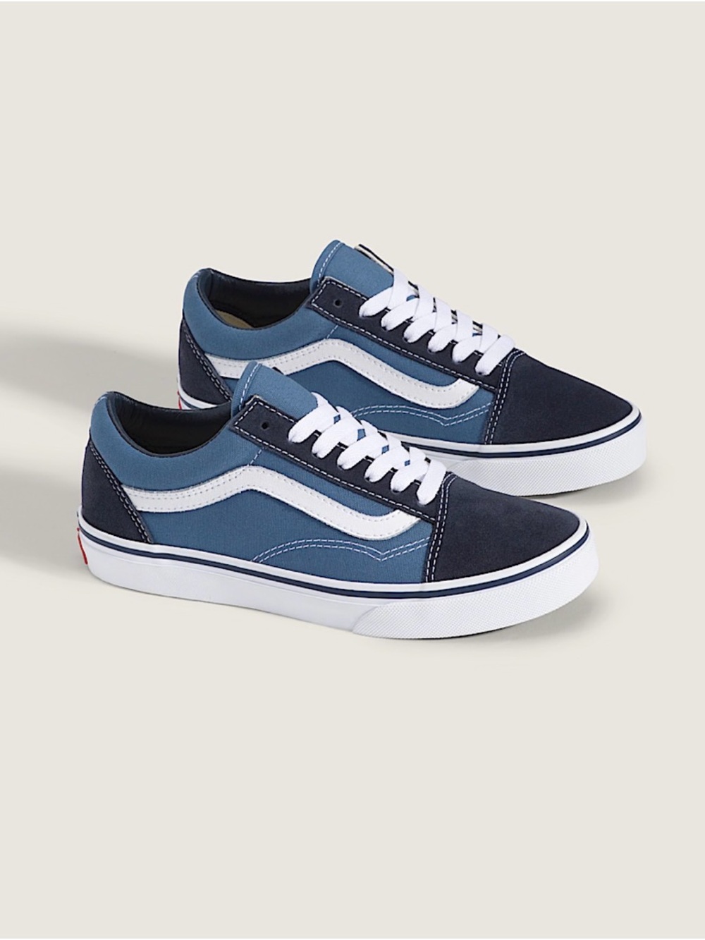 Vans Two-Tone Blue & Navy Low Top Sneakers
